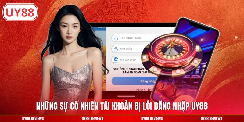 Những sự cố khiến tài khoản bị lỗi đăng nhập UY88