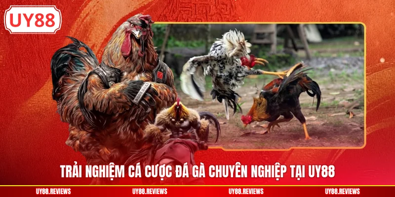 Trải nghiệm cá cược đá gà chuyên nghiệp tại UY88